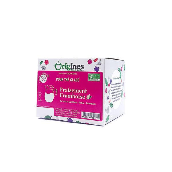 Thé Blanc Bio Fraisement Framboise - Chine - Infusettes 8g