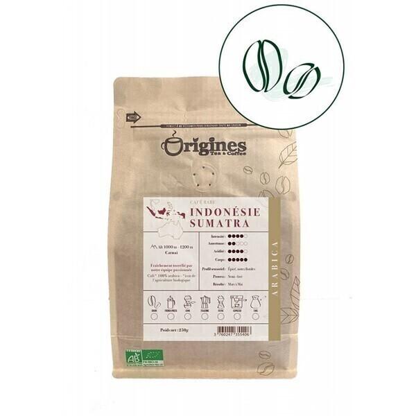 Café Rare Bio - Indonésie Sumatra - Grain 250g