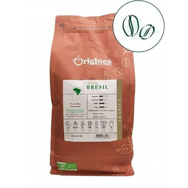 Café Rare Bio - Brésil - Grain 1kg