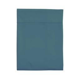 Drap plat en coton bleu cascade 240x300