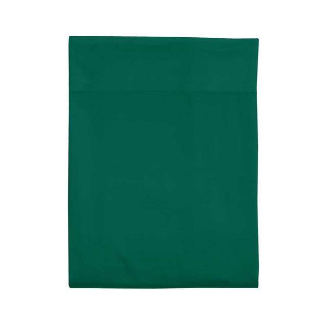 Drap plat en coton vert opale 240x300