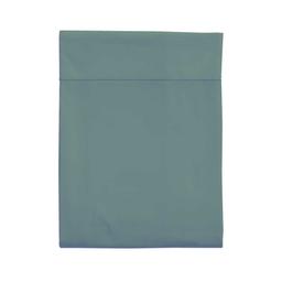 Drap plat en coton vert de gris 240x300