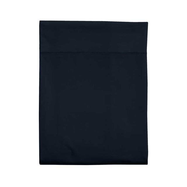 Drap plat en coton bleu nuit 270x300