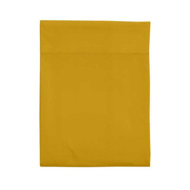 Drap plat en coton curry 240x300