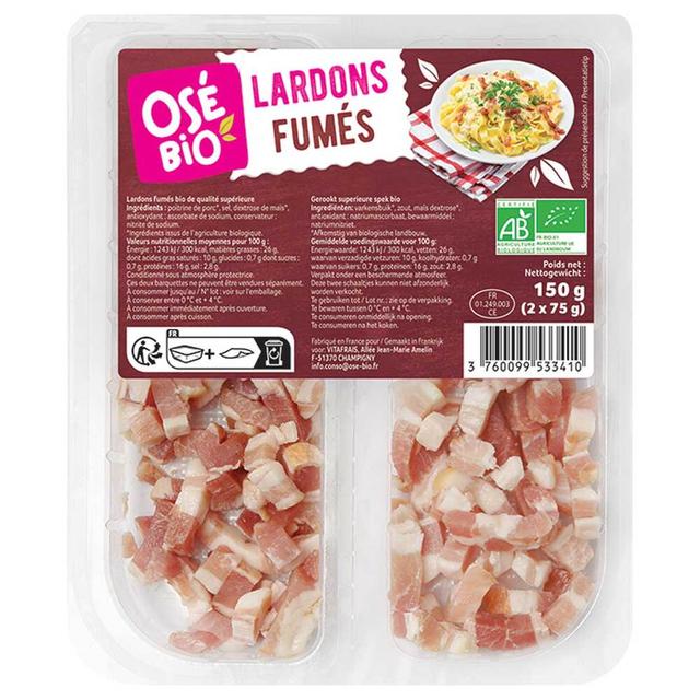 Lardons fumés 2x75g