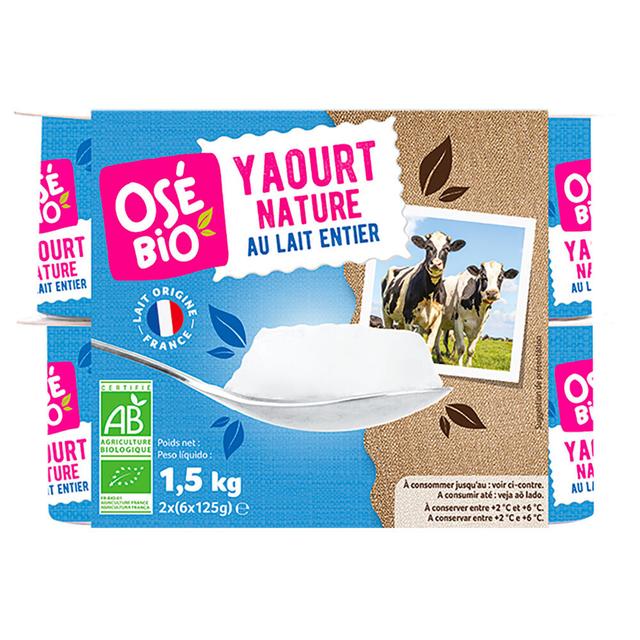 Yaourt nature 12x125g