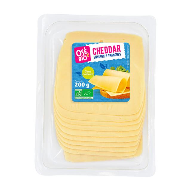 Cheddar en tranches 200g