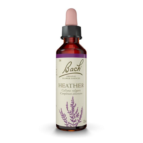 Fleur de Bach n°14 Heather - Flacon compte-goutte 20mL