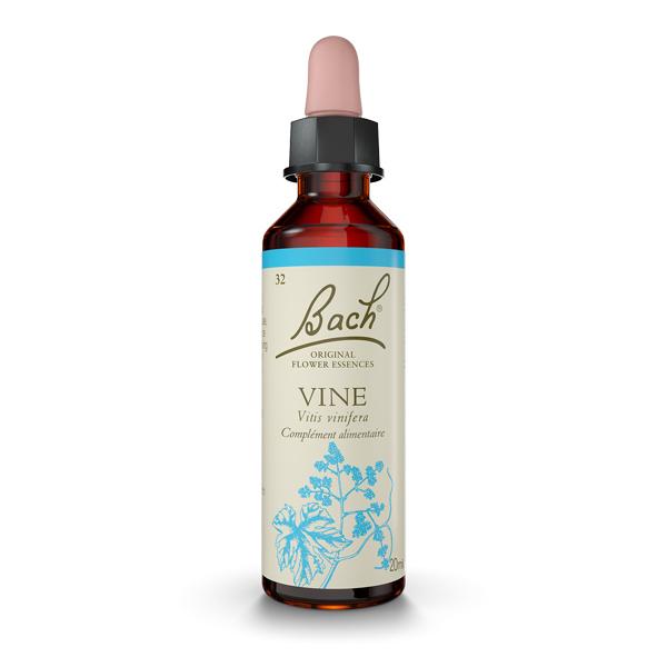 Fleur de Bach n°32 Vine - Flacon compte-goutte 20mL