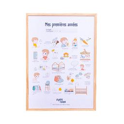 Affiche Bébé Mes premières années