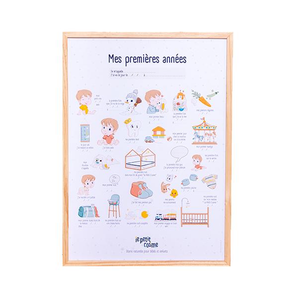 Affiche Bébé Mes premières années