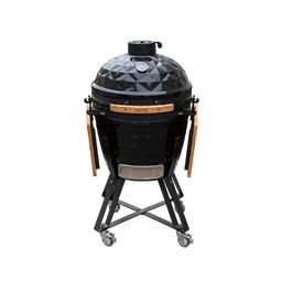 Barbecue Céramique Kamado Large Diamond 56 cm Noir