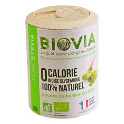 Poudre de feuilles séchées de Stévia Bio Française 50g