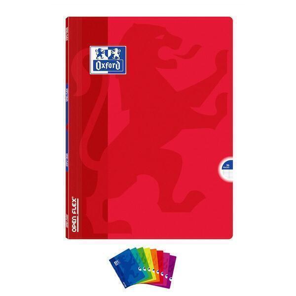 Cahier agrafé 24x32 cm 96p séyès 90g Coloris Aléatoire