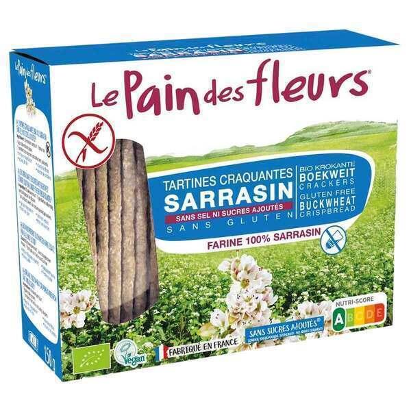 Tartines craquantes sarrasin sans sel ni sucre ajoutés 150gx6