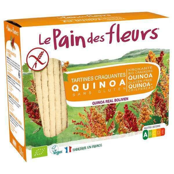 Lot de 6 paquets de tartines craquantes au quinoa 150g