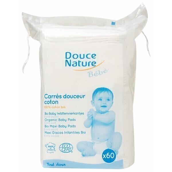 Lot de 3 Carrés Douceur Bébé Coton Bio