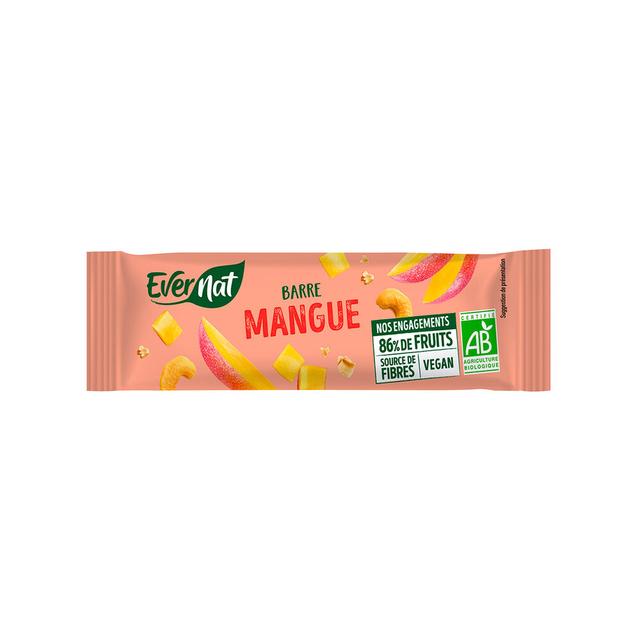 Lot de 4 Barres Mangue - 4 x 40g