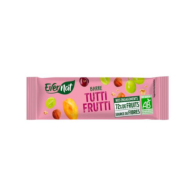 Lot de 4 Barres Tutti Frutti - 4 x 40g