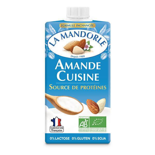 Lot de 2 Amandes cuisine réduites en matières grasses 2x25cl