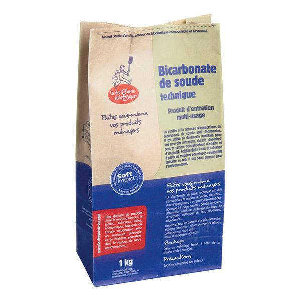 Lot de 2 Bicarbonate de soude technique 1kg