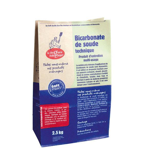 Lot de 2 Bicarbonate de soude technique 2,5kg