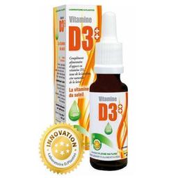 Lot de 2 x Vitamine D3 Plus 20mL