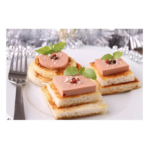 Toasts de foie gras mi-cuit