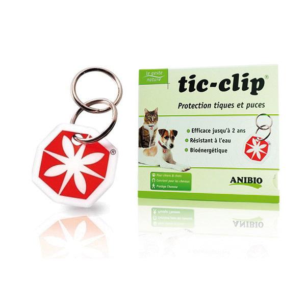 Lot de 2 Médailles Tic-Clip protection tiques et puces