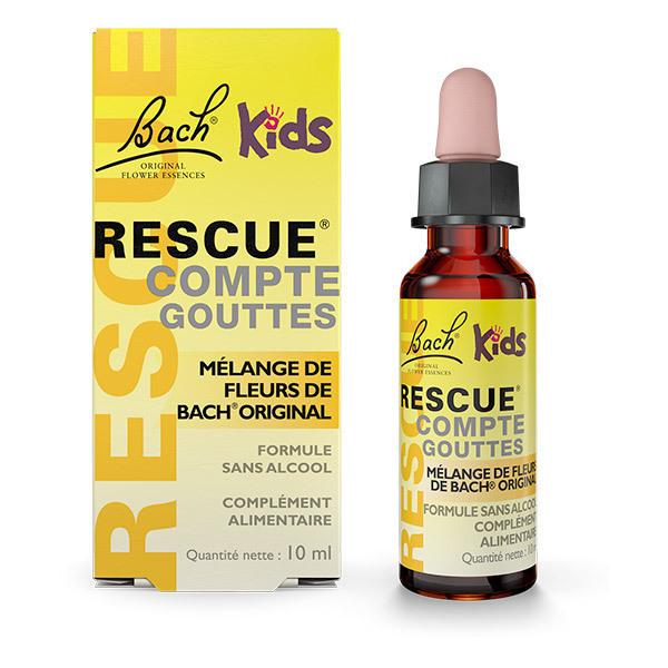 Lot de 2 x Rescue Kids - 2 x Flacon compte-gouttes de 10mL