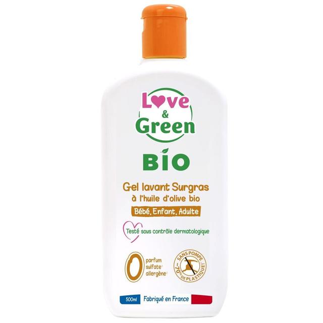 Pack Gel lavant bébé surgras bio 500 ml x 2