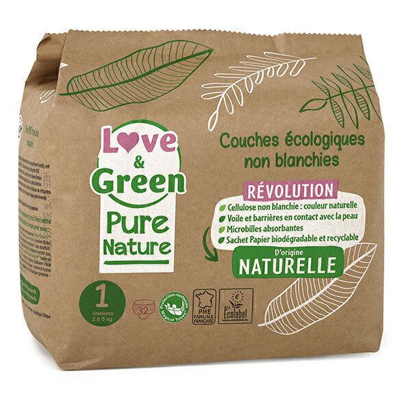 Pack 8x32 Couches Pure Nature - T1, 2-5 kg