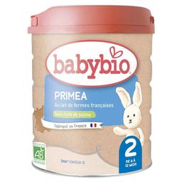 Lot de 6 Priméa 2 lait de suite bio 6 -12 mois 800g