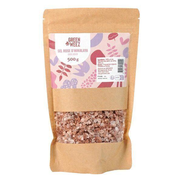 Lot de 2 sel rose d'Himalaya gros grains 500g