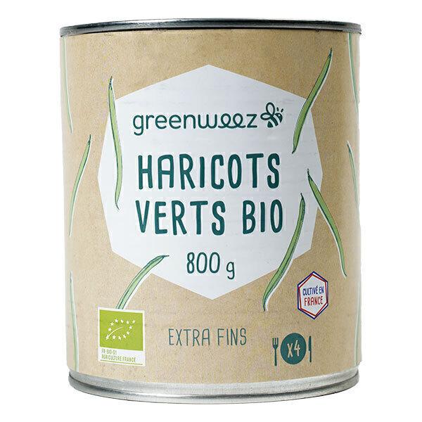 Lot de 2 haricots verts bio origine France 800g