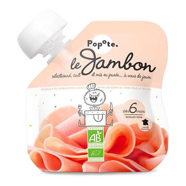 Lot de 3 Gourdes Le Jambon Dès 6 mois 3x60g