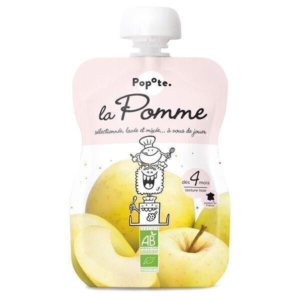 Lot de 3 Gourdes La Pomme Dès 4 mois 3x120g