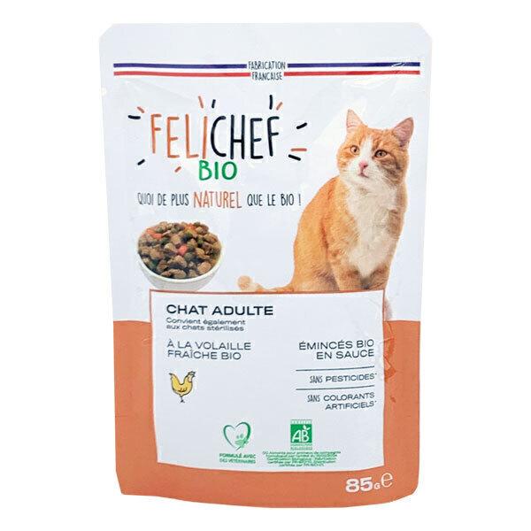 Lot de 6 Emincés pour chat à la volaille 85g