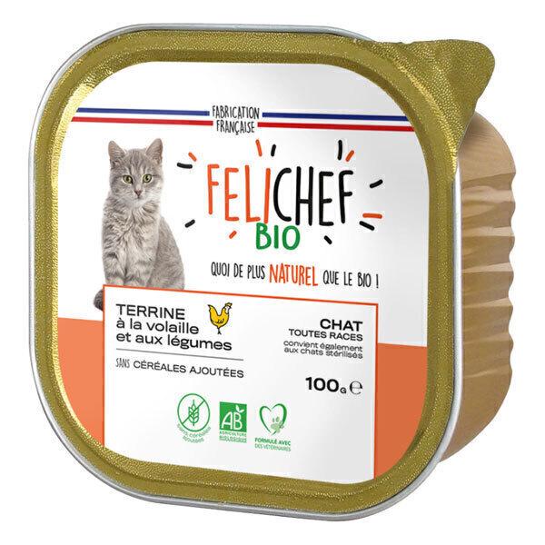 Lot de 6 Terrines sans céréales chat volaille et légumes 10