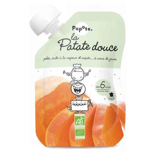 Lot de 3 gourdes Patate Douce Dès 4 mois 120g