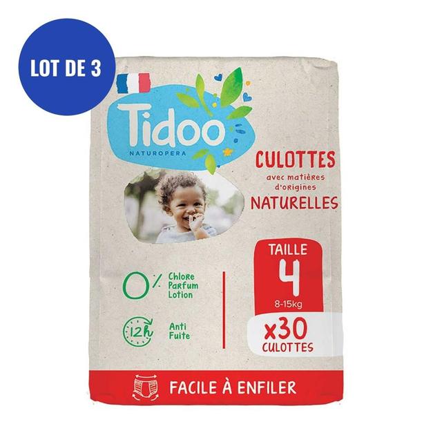 Lot de 3 Culottes d'apprentissage écologiques T4 (8-15kg)