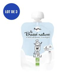 Lot x 3 Gourdes Brassé Nature Dès 6 mois 100g