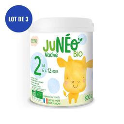 Lot de 3 Lait infantile 2ème âge 800g - De 6 à 12 mois