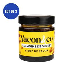 Lot de 3 sirops de Yacon 220g