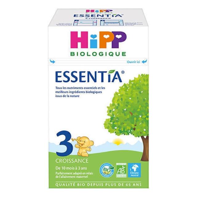 Lot de 3 Lait 3ème âge Essentia de 10 mois à 3 ans 600g