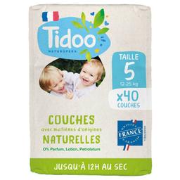 Lot de 3x40 couches écologiques françaises T5 (12-25kg)