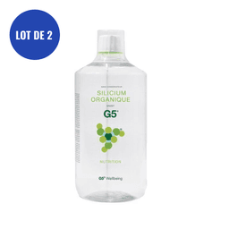 Lot de 2x Silicium Organique G5 Sans Conservateur - 1L