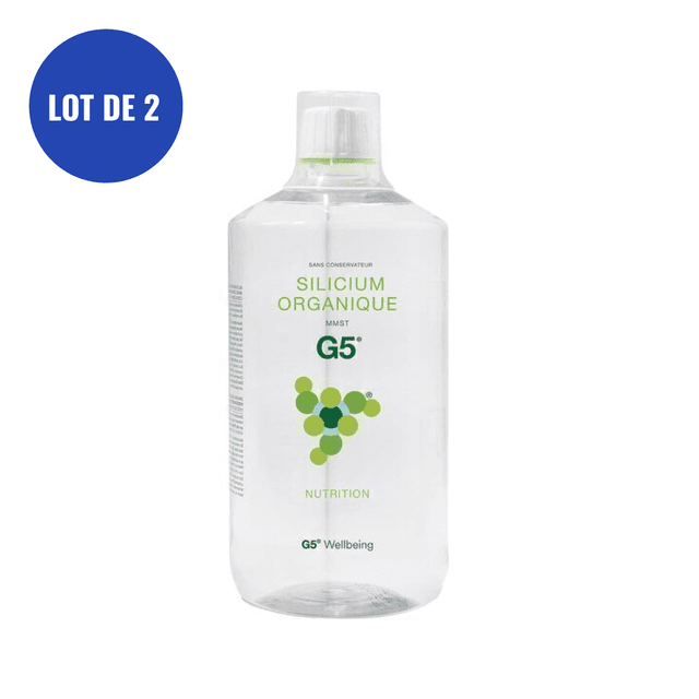 Lot de 2x Silicium Organique G5 Sans Conservateur - 1L