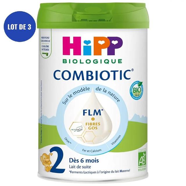 Lot 3 x Lait 2 COMBIOTIC® FLM Boîte 800g