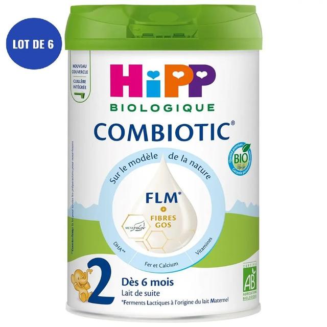 Lot 6 x Lait 2 COMBIOTIC® FLM Boîte 800g